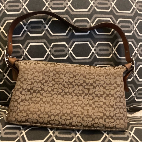 Coach Y2K Brown Tan Mini Purse with Matching Wallet - Picture 3 of 10